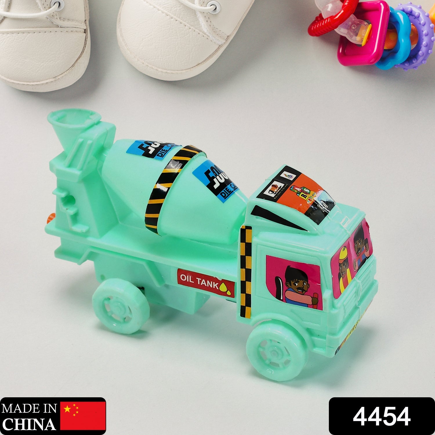 4454 Big Size Heavy Duty Rotating Cement Mixer Dumper Truck Toys for Kids Toddlers Boys and Girls - Construction Toy Friction Vehicle Toy DeoDap 4454 Big Size Heavy Duty Rotating Cement Mixer Dumper Truck Toys for Kids Toddlers Boys and Girls - Construction Toy Friction Vehicle Toy DeoDap